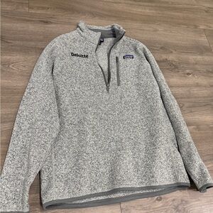 Patagonia Heather Gray Fleece Pullover